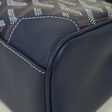 Goyard Navy Blue Goyardine Saigon Mini Souple Bag