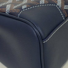 Goyard Navy Blue Goyardine Saigon Mini Souple Bag