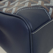 Goyard Navy Blue Goyardine Saigon Mini Souple Bag