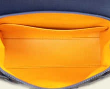 Goyard Navy Blue Goyardine Saigon Mini Souple Bag