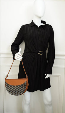 Goyard Black Goyardine Hirondelle Bag