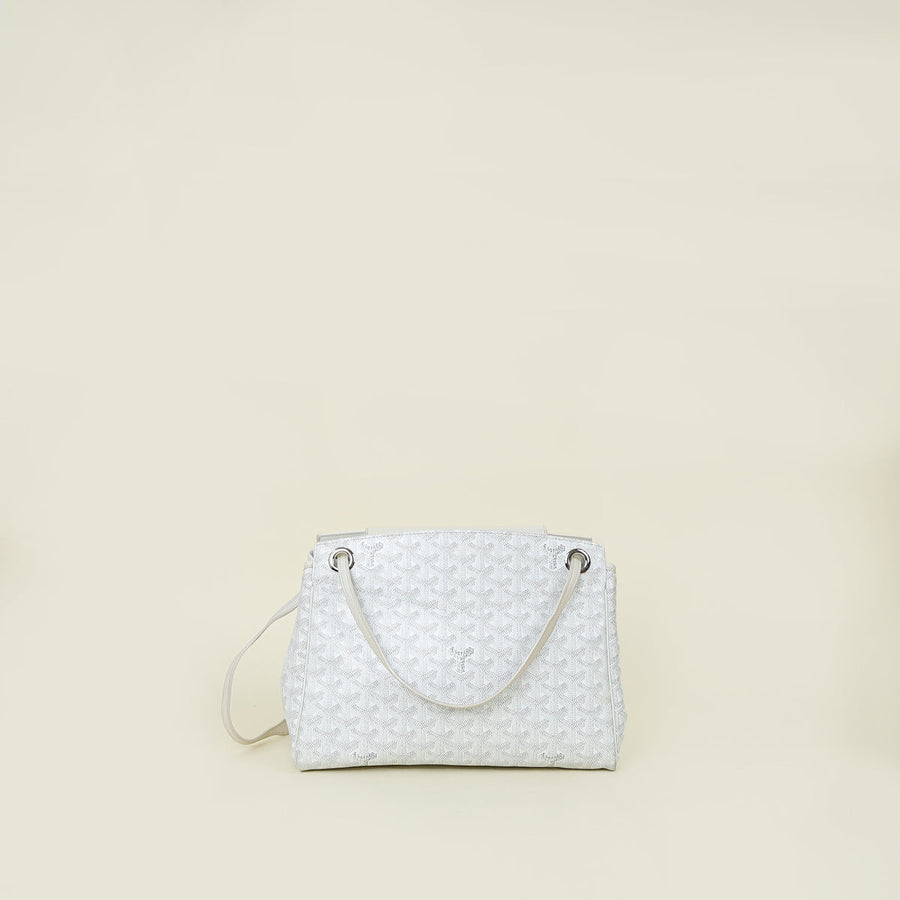 Goyard White Sac Rouette Souple PM Bag