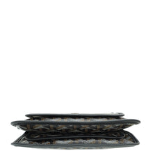 Goyard Black Goyardine Plumet Pocket Wallet Clutch