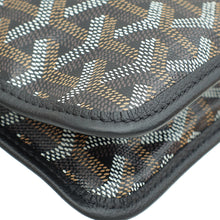 Goyard Black Goyardine Plumet Pocket Wallet Clutch