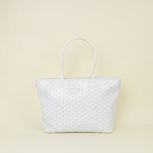 Goyard White Goyardine Artois MM Bag