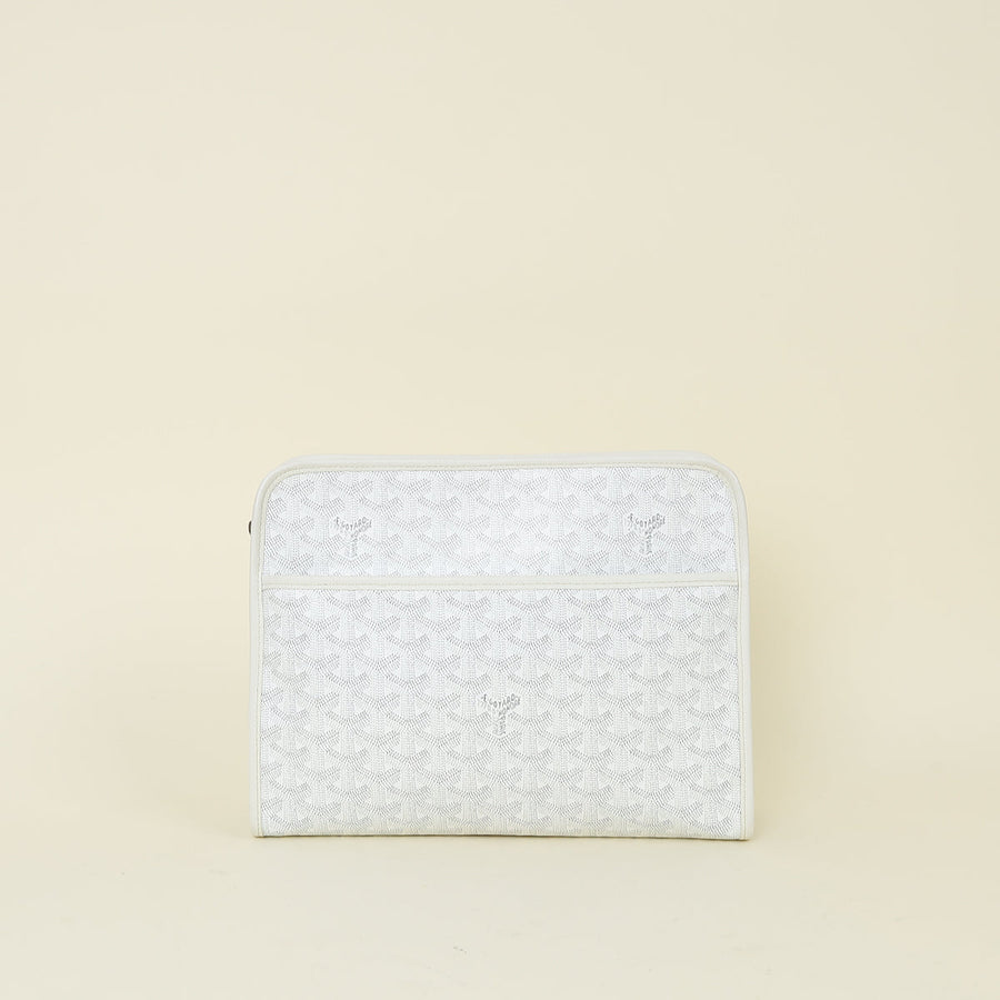 Goyard White Goyardine Jouvence GM Bag