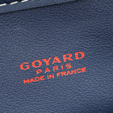 Goyard Navy Reversible w/"Hulot the Dog & Butterfly" Print Mini Anjou Bag