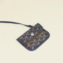 Goyard Navy Reversible w/"Hulot the Dog & Butterfly" Print Mini Anjou Bag
