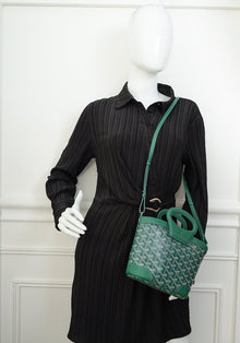 Goyard Green Goyardine Beluga Mini Bag