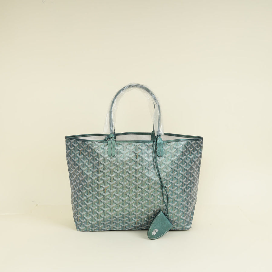 Goyard Pearly Green Limited Edition 2024 Pearly Goyardine Saint Louis PM Bag