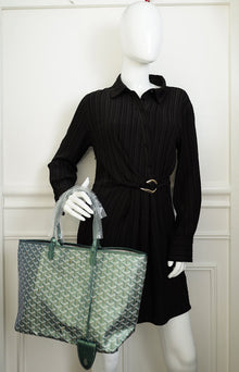 Goyard Pearly Green Limited Edition 2024 Pearly Goyardine Saint Louis PM Bag