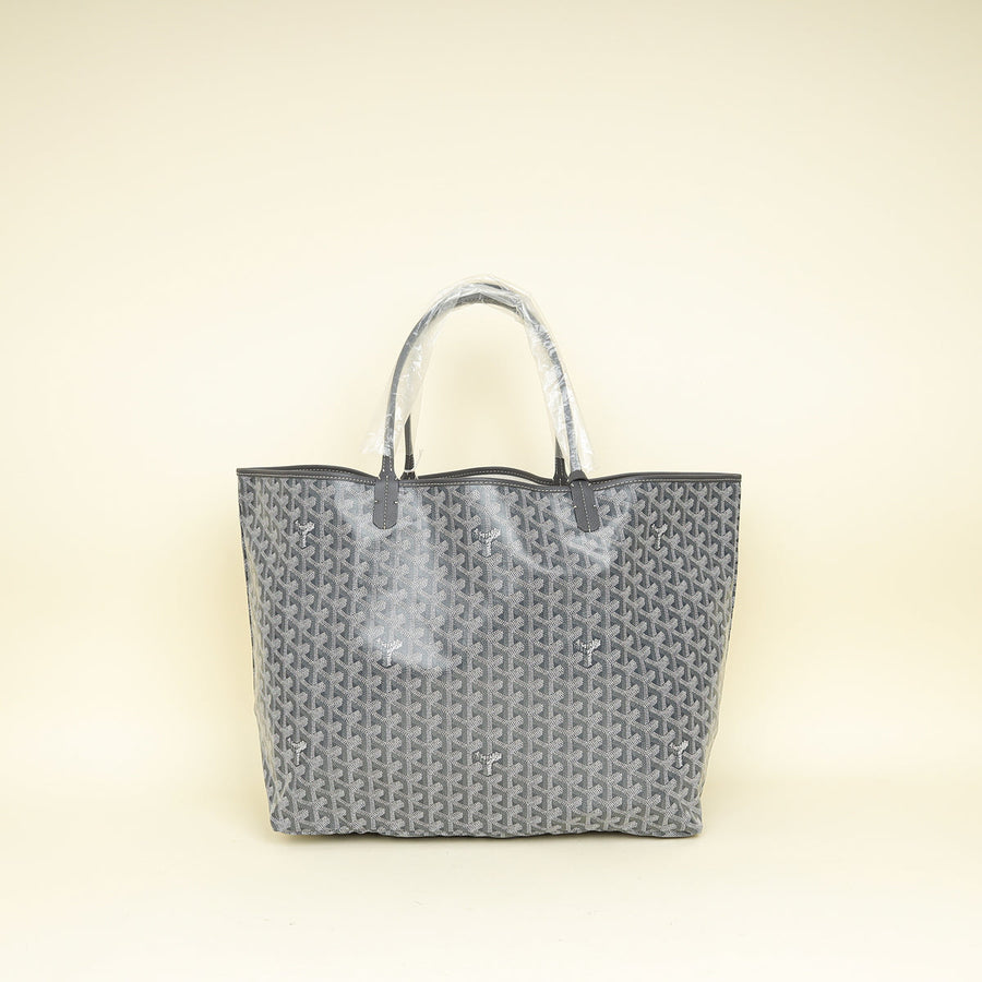Goyard Grey Goyardine Saint Louis GM Bag