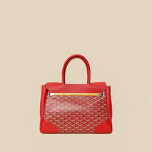 Goyard Red Goyardine Cabas Saigon MM Bag