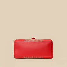 Goyard Red Goyardine Cabas Saigon MM Bag