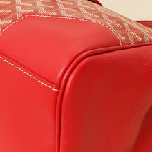 Goyard Red Goyardine Cabas Saigon MM Bag