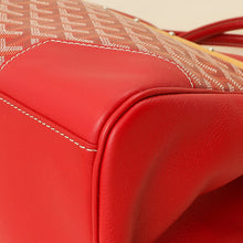 Goyard Red Goyardine Cabas Saigon MM Bag