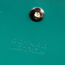 Goyard Green Goyardine Continental Wallet W/ Strap