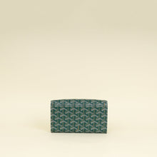 Goyard Green Goyardine Continental Wallet W/ Strap