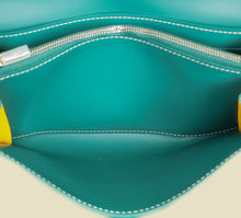 Goyard Green Goyardine Continental Wallet W/ Strap