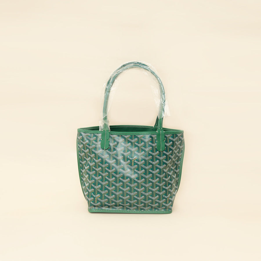Goyard Green Anjou Mini Reversible Bag