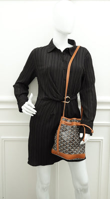 Goyard Bicolor Goyardine Petit Flot PM Bucket Bag