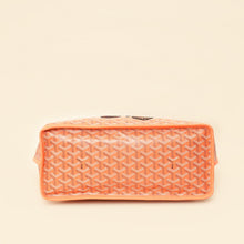 Goyardine Coral Ltd. Ed. Reversible Embroidered Seahorse Anjou PM Bag