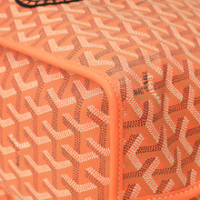 Goyardine Coral Ltd. Ed. Reversible Embroidered Seahorse Anjou PM Bag