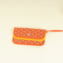 Goyard Orange Goyardine Anjou Reversible PM Bag