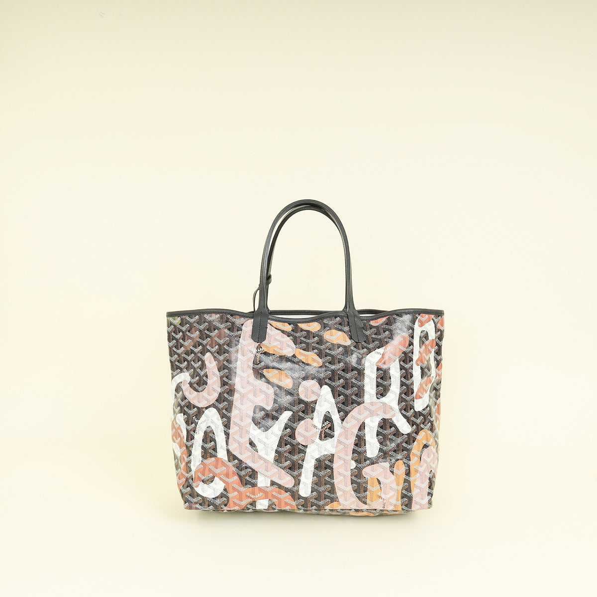 Goyard Black Multicolor Ltd. Ed. Lettres Camouflage Saint Louis PM Bag