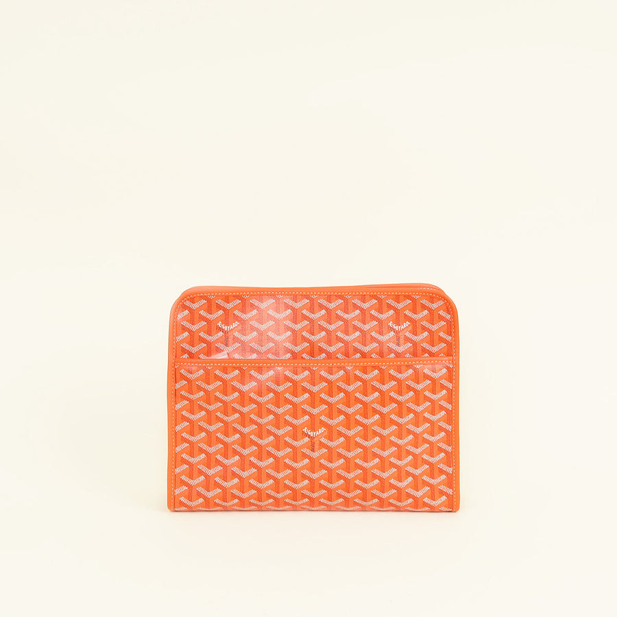 Goyard Orange Goyardine Jouvence GM Pouch