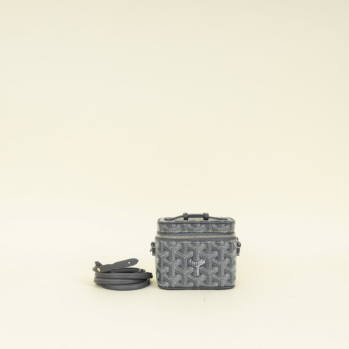 Goyard Grey Goyardine Muse Nano Vanity Bag