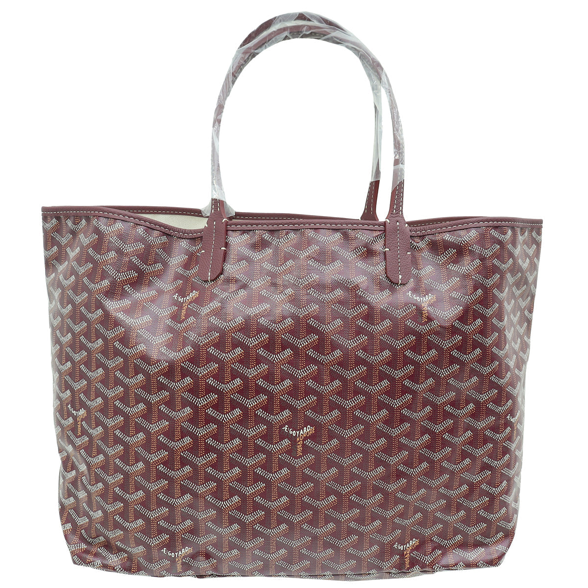 Goyard Burgundy Goyardine Saint Louis PM Bag