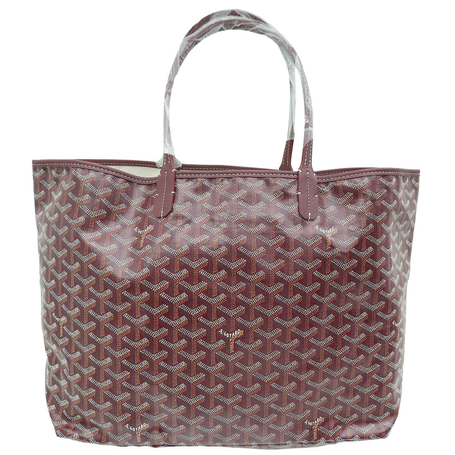 Goyard Burgundy Goyardine Saint Louis PM Bag