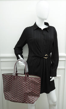 Goyard Burgundy Goyardine Saint Louis PM Bag