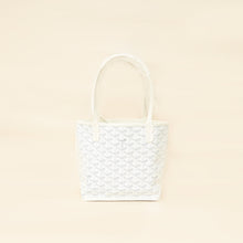 Goyard White Goyardine Mini Anjou Reversible Bag