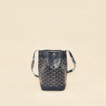 Goyard Navy Blue Goyardine Petit Flot Bucket Bag