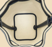 Goyard Navy Blue Goyardine Petit Flot Bucket Bag