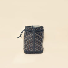 Goyard Navy Blue Goyardine Petit Flot Bucket Bag