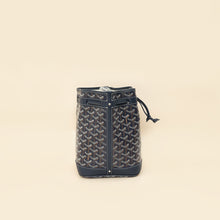 Goyard Navy Blue Goyardine Petit Flot Bucket Bag