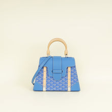 Goyard Blue Goyardine Saigon Structure PM Bag