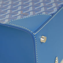 Goyard Blue Goyardine Saigon Structure PM Bag