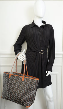 Goyard Bicolor Goyardine Artois MM Tote Bag