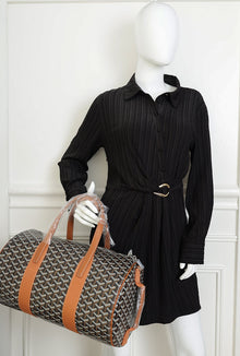 Goyard Bicolor Goyardine Barrel 40 Sports Bag
