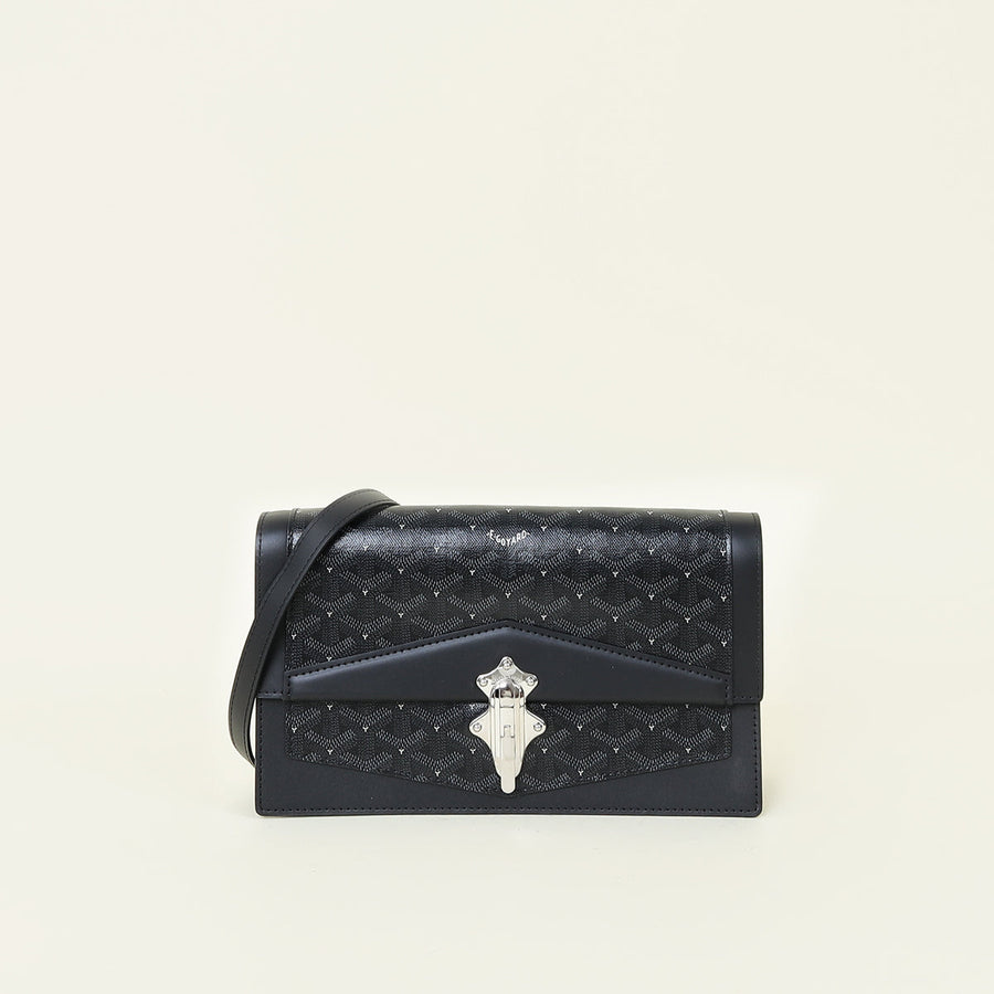 Goyard Deep Black Ltd. Ed. Capitonnage Duchesse Marie Caroline Bag