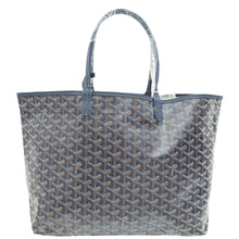 Goyard Navy Blue Goyardine Saint Louis PM Bag