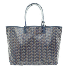 Goyard Navy Blue Goyardine Saint Louis PM Bag