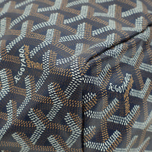 Goyard Navy Blue Goyardine Saint Louis PM Bag