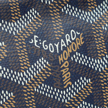 Goyard Navy Blue Goyardine Saint Louis PM Bag