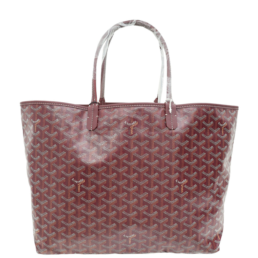 Goyard Burgundy Goyardine Saint Louis PM Bag