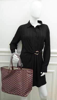 Goyard Burgundy Goyardine Saint Louis PM Bag